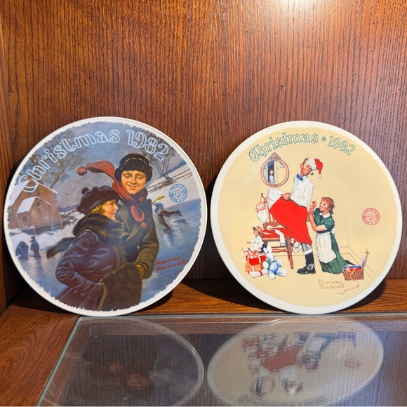 Norman Rockwell Other - Vintage Christmas Collector Plates